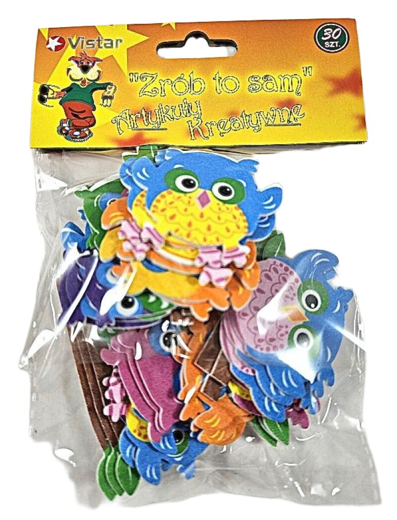 Naklejki z pianki Sowa 900419 KTW
